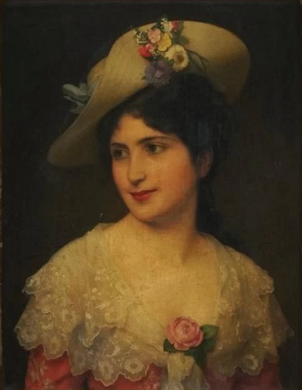 Donna con cappello